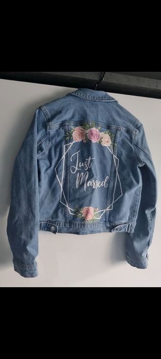 Kurtka jeansowa -Just Married