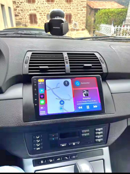 Rádio Android 14 com GPS BMW E39/X5 (Artigo Novo)