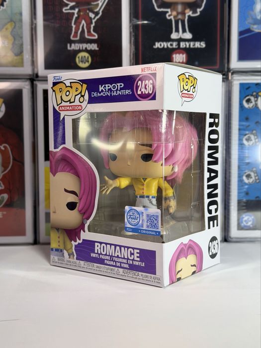 Фігурка Funko Pop Romance 2436 Роменс KPop Demon Hunters Netflix Saja Boys Exclusive Оригінал Фанко Поп Ексклюзивна Колекційна