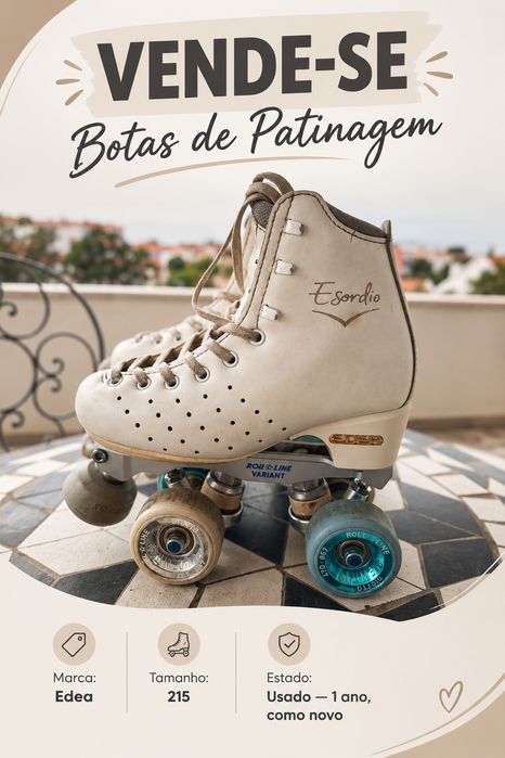 Vendo Patins Edea Tam 215