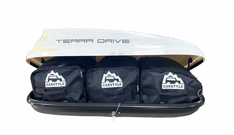 Сумки для автобоксів на дах авто Thule Hapro Carstyle Inter Pack багажник дорожні GoPack 8002 8004 8006 Chasm Duffel 30-130 літрів