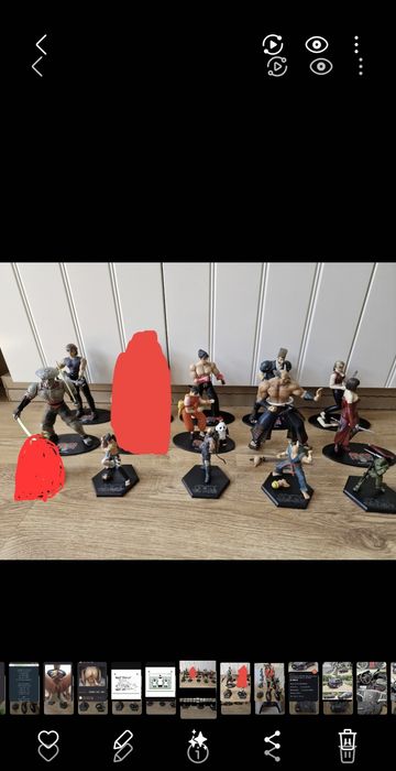 Zestaw 12 oryginalnych figurek z Tekken 3 i 5
