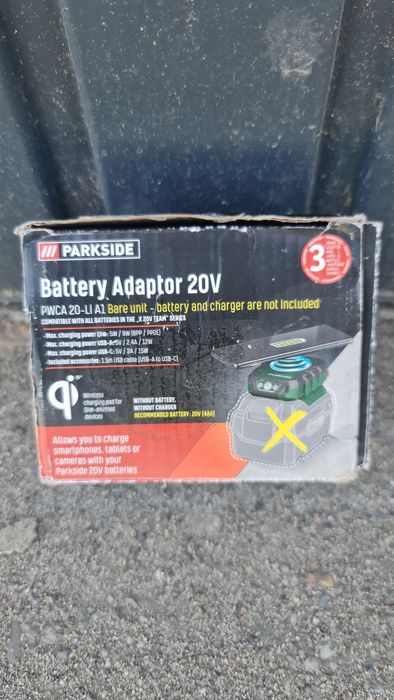 Ładowarka indukcyjna akumulatorowa Parkside