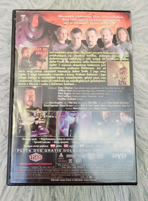 Zagubieni w kosmosie Gary Oldman film dvd