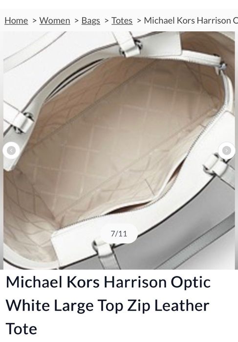 Сумка Michael Kors белая