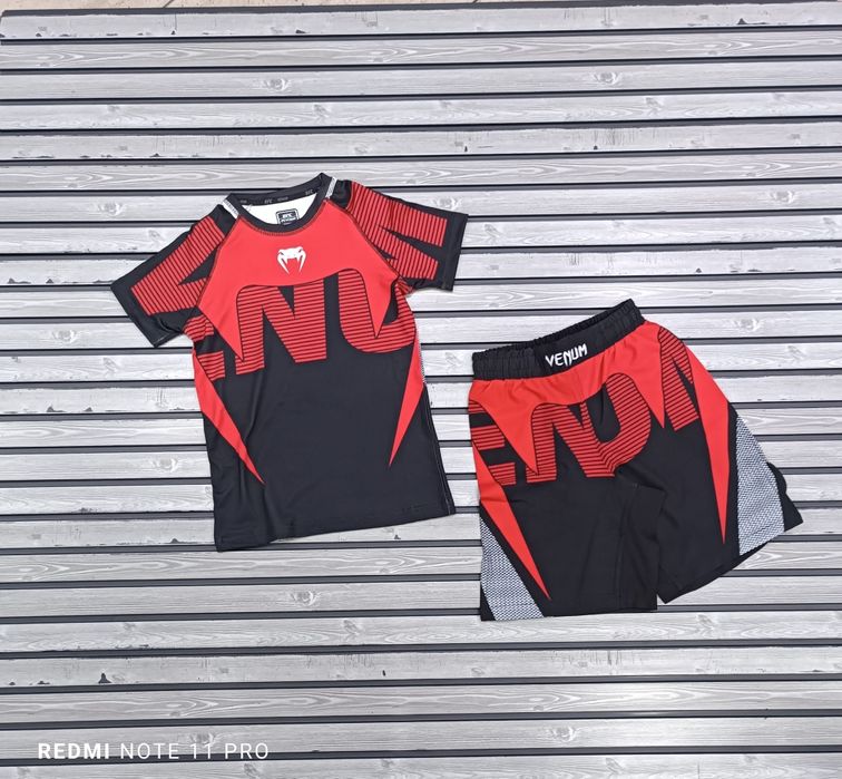 Дитячий компресійний комплект, рашгард Venum (футболка і шорти)