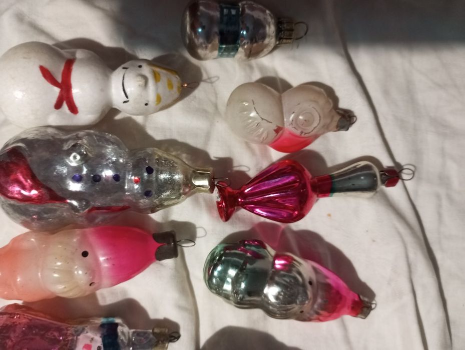 Ёлочные игрушки СССР 10 шт