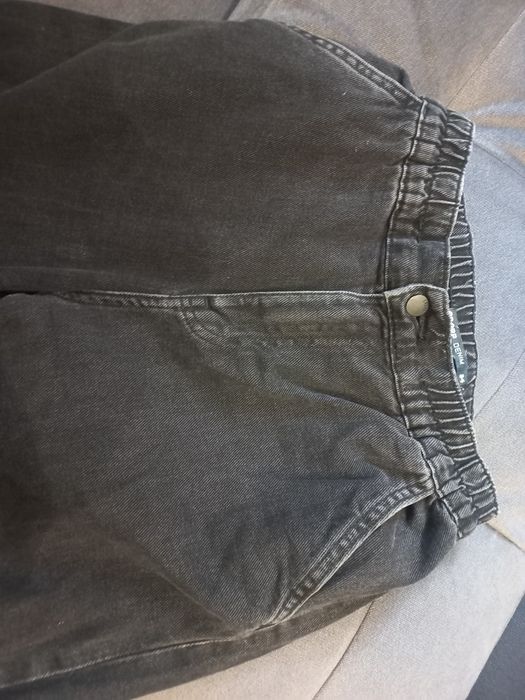 Jeansy Cropp czarne  34 XS