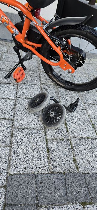 Rowerek dziecięcy BTWIN pomaranczowy 16"/ rower chłopiec, stan bdb