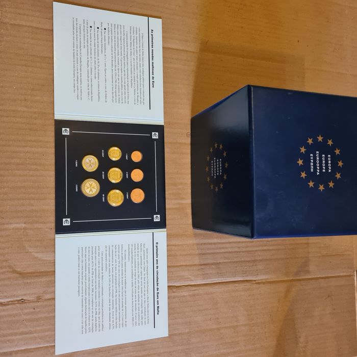 Coleção europa "as primeiras moedas de euro "