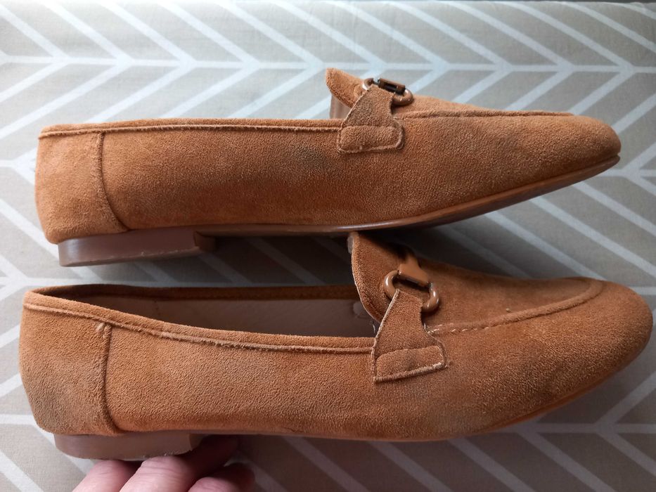 Buty Deezee zamszowe 40 brązowe