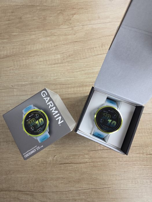 Garmin Forerunner 570 żółto turkusowy 47 mm