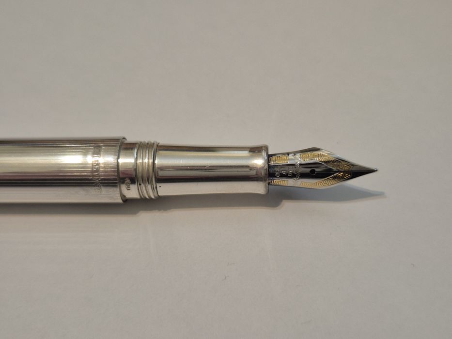 Перьевая ручка Montegrappa, серебро 925+золото 750