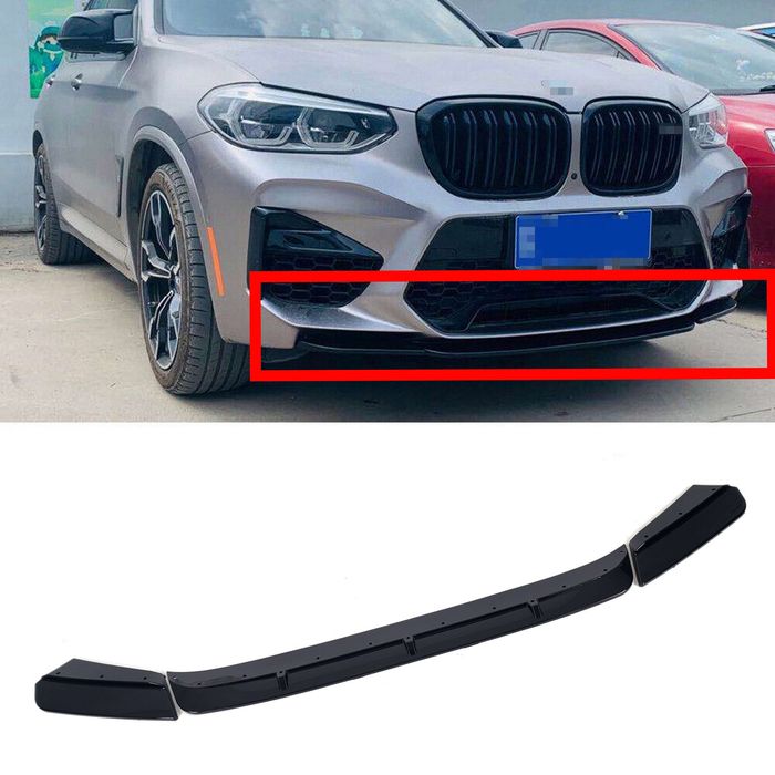 Губа переднього бампера Rock Style для BMW X3 G01 2018-2022