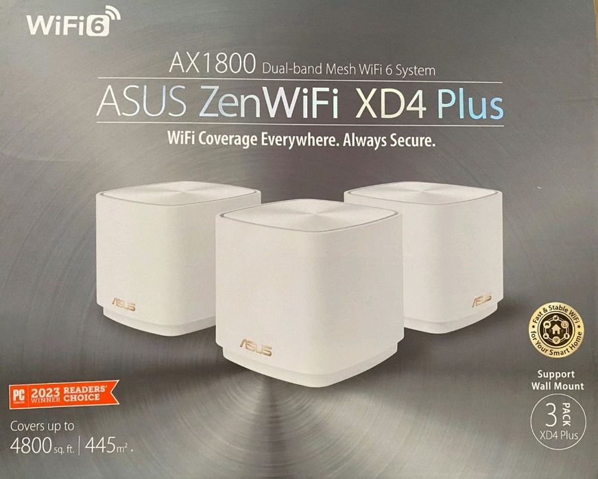 Mesh система Asus ZenWifi XD4 Plus комплект 3 пристрої
