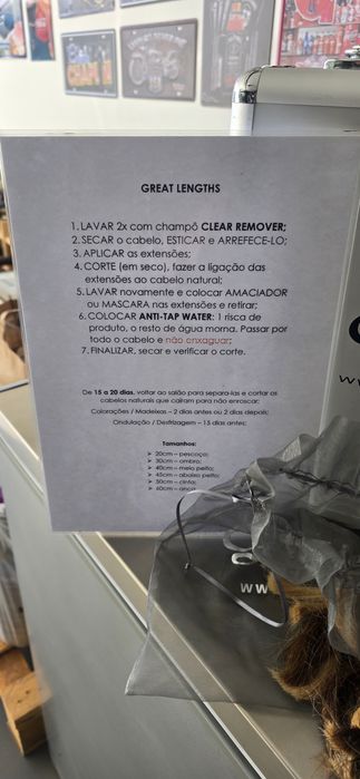 Aparelho de Extensões da Great Lenghts