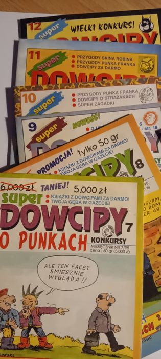 Kolekcja "Super Dowcipy " 22szt. 1995/97