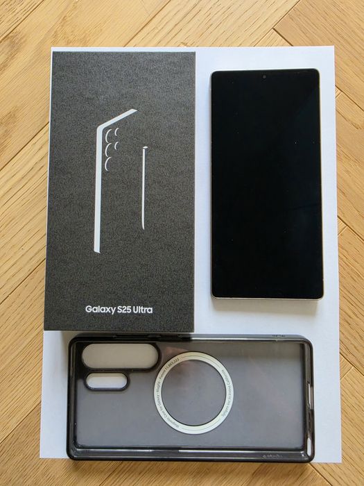 Samsung Galaxy S25 Ultra 5G 12/512GB Titanium Gray – stan idealny, gwarancja do 04/ 2027