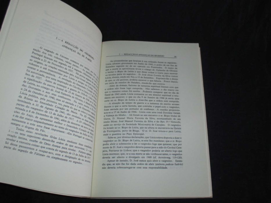 Livro O Segredo de Fátima José Geraldes Freire
