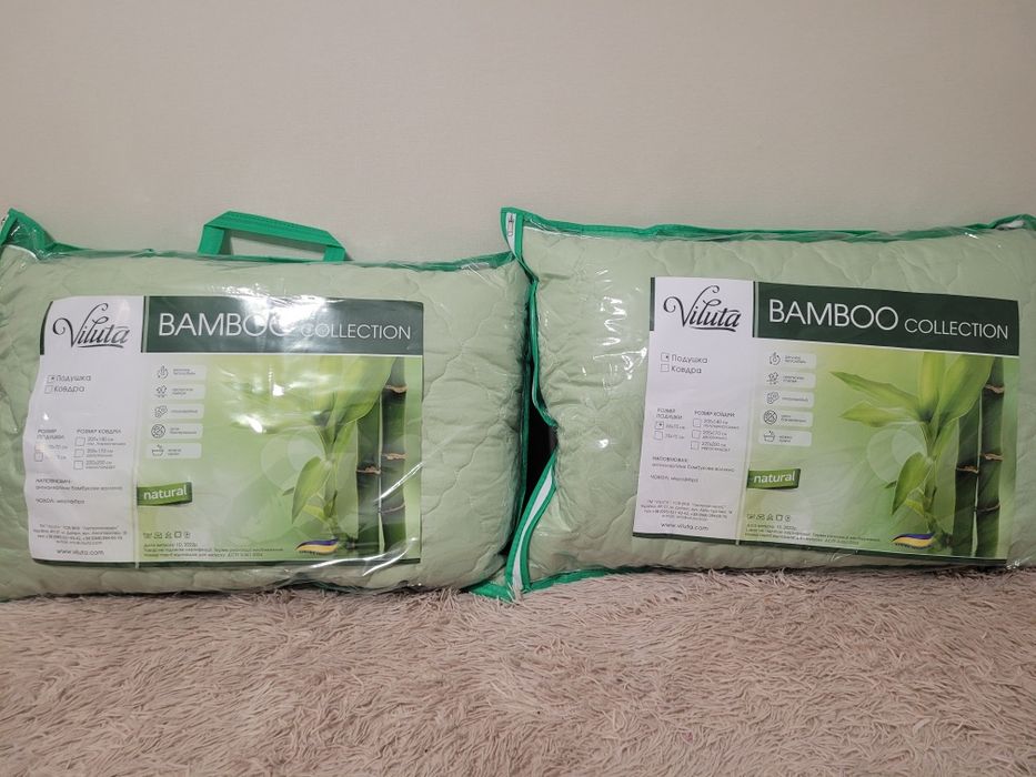 Подушка Бамбук Viluta.Антиаллергенная50*70.70*70 Вилюта