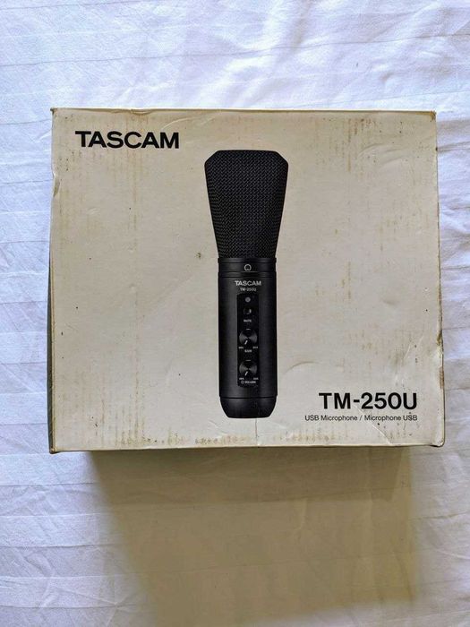 Мікрофон TASCAM TM-250U з фільтром та екраном у комплекті