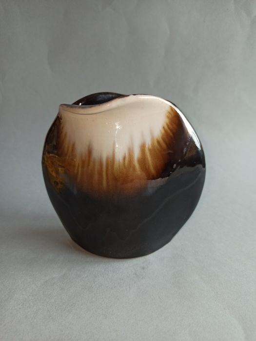 Stary ceramiczny wazon flakon vintage muszla new look niemiecki modern