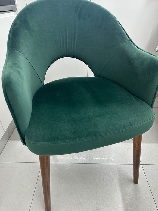 Cadeiras Usadas Verdes Veludo como novas