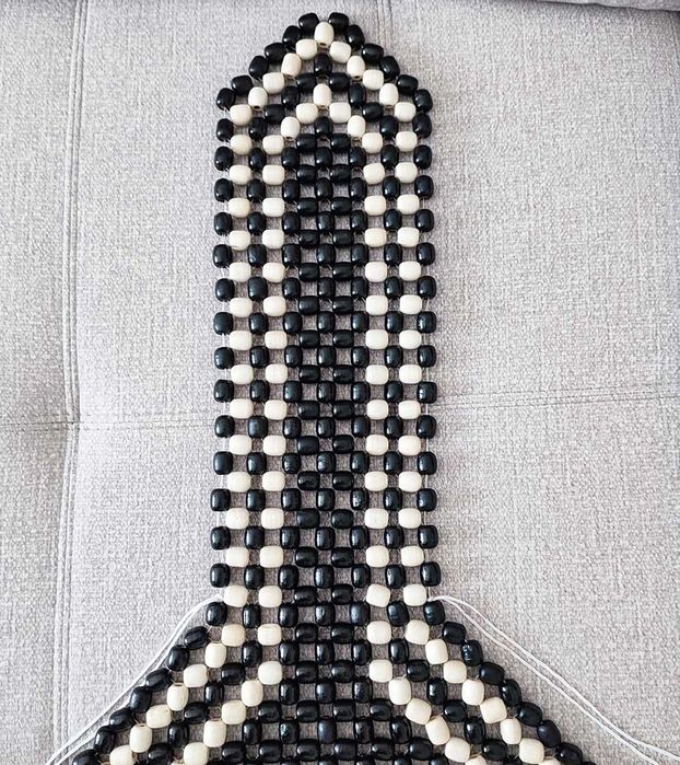 CarComfort Capa de assento de contas de madeira