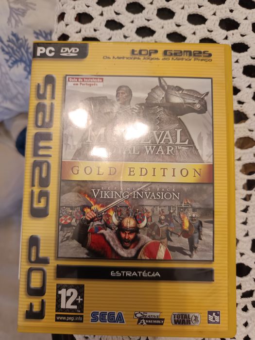 Vendo Jogo de defesa e  Medieval Total War Gold Edition original para