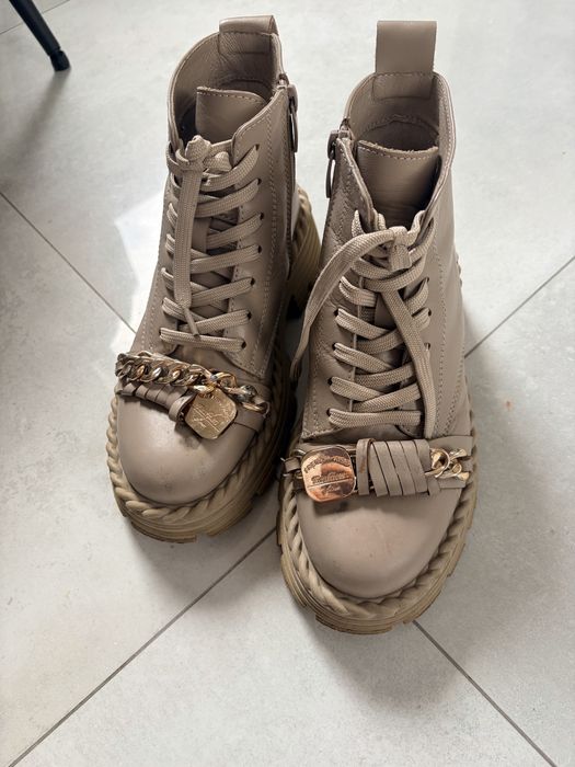 Ботинки шкіряні весна