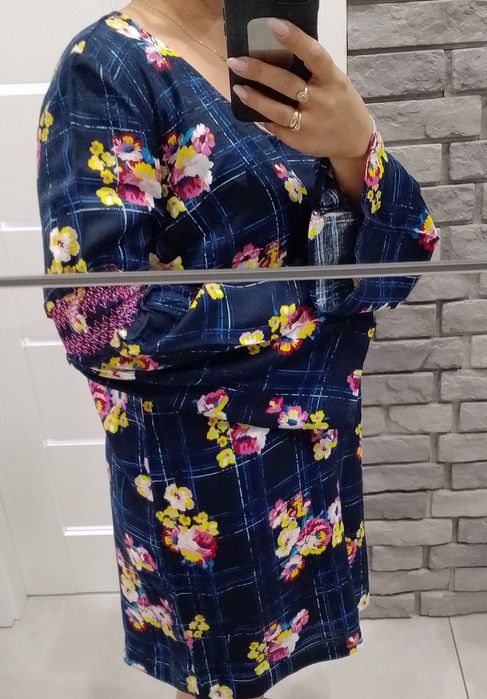 Sukienka boho oversize 40