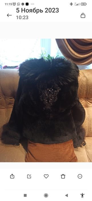 Полушубок для девочки школьницы