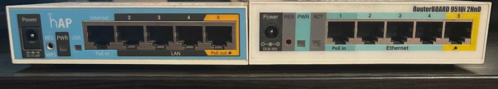 Роутер MikroTik hAP (RB951Ui-2nD)