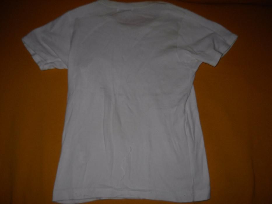 3 T'shirts brancas Chicco e Benetton 6 anos