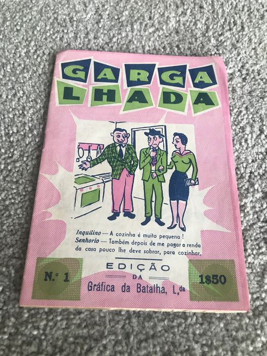 Edição nº 1 da Gargalhada - Cadernos dos anos 70