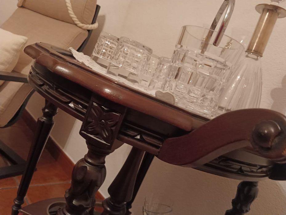 Carrinho Bar com rodas vintage