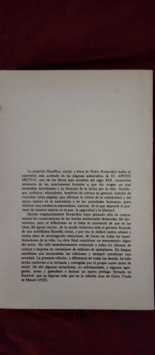 El Apoyo Mutuo - Piotr Kropotkin