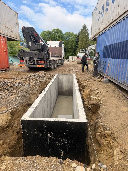 Kanał Samochodowy Betonowy 4m oraz 6m Kanały Samochodowe Ścianki 12cm