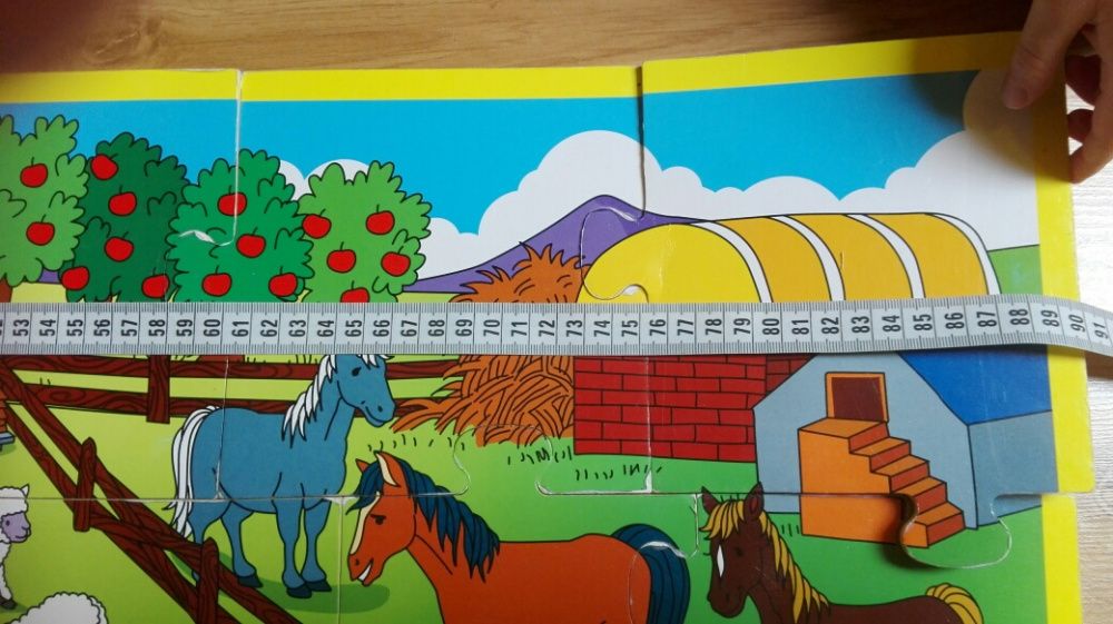 Puzzle drewniane bardzo duże