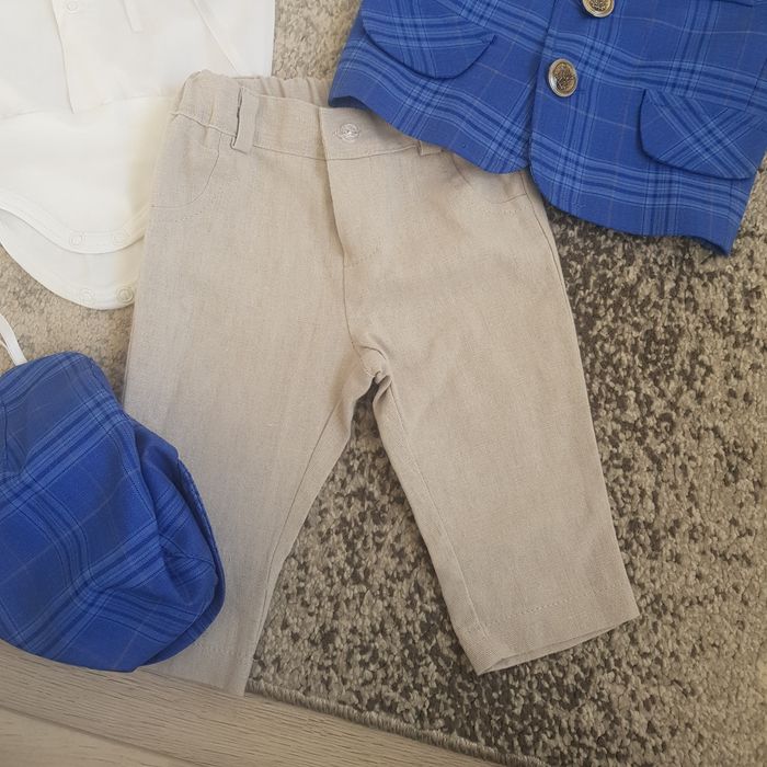 Ubranko/komplet/zestaw do chrztu dla chłopca r. 62