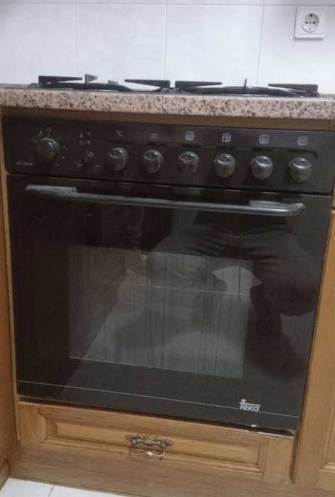 Conjunto forno + placa