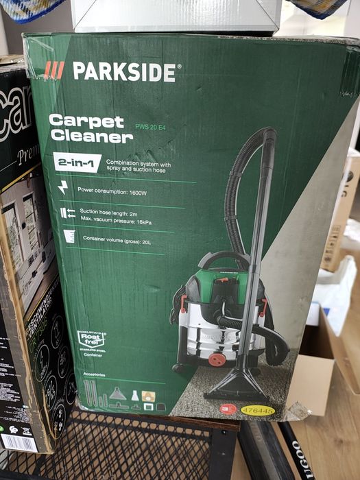 Nowy odkurzacz piorący Parkside PWS 20 E4 gwarancja paragon
