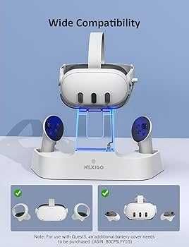 Nowa Stacja ładująca LED do gogli kontrolerów Oculus Quest 2 i 3 VR