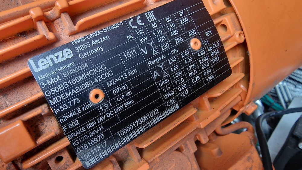 Silnik Lenze G50BS166MHCK2C 1,1kW