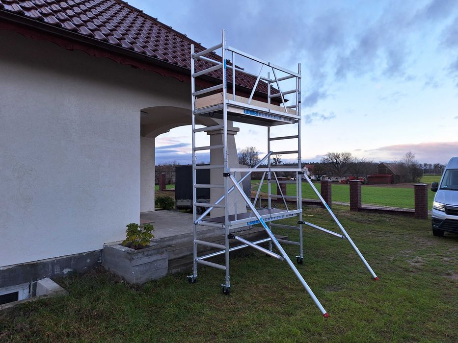 Rusztowanie Aluminiowe EUROSCAFFOLD 5 m robocze.