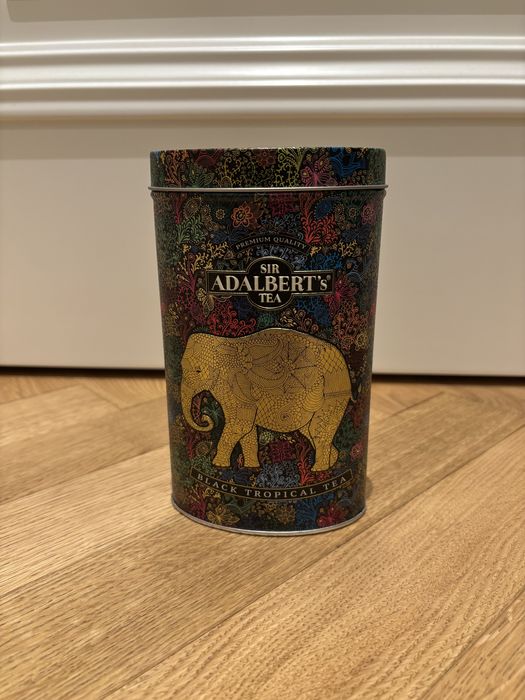 Puszka po herbacie Sir Adalbert’s stan bdb