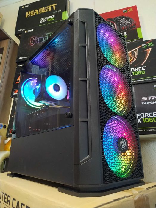 Потужний комп'ютер Intel I5 12400F 4.4GHZ, GTX1660 Super 6GB, 16GB,SSD