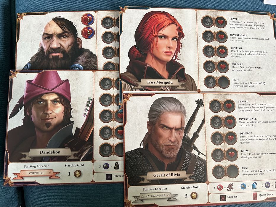 The Witcher Adventure Game. Настільна гра