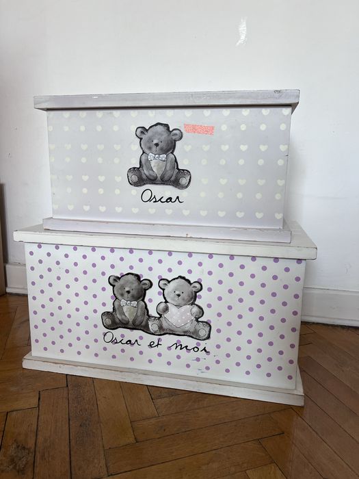 Skrzynia pudełka pojemniki na zabawki