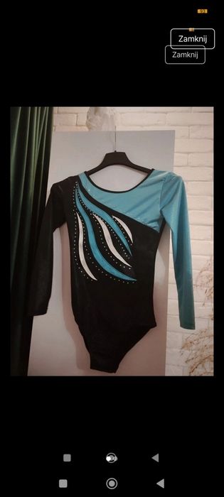 Strój nowy do gimnastyki r 134 akrobatyka